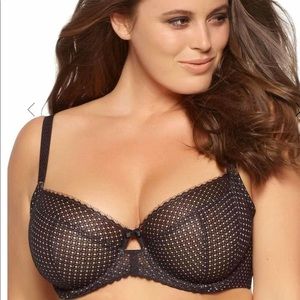 DAHLIA by Felina Unlined 4-section Cup Bra.Sz 36DD